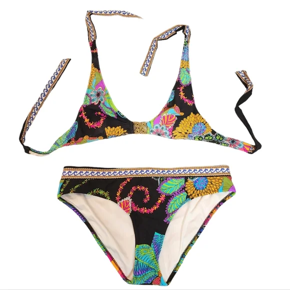 Trina Turk Multicolor Floral Bikini - Picture 5 of 14
